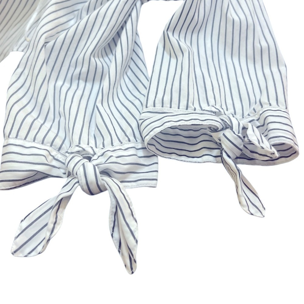 Banana Republic Off-Shoulder Striped Blouse - Picture 7 of 9